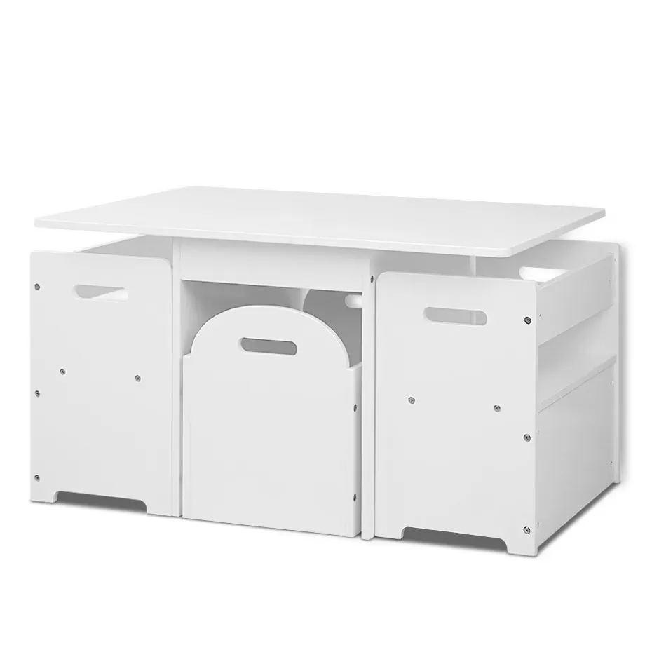 Clearance Baby Direct Keezi Kids Multi-function Table and Chair Hidden Storage Box Toy Activity Desk