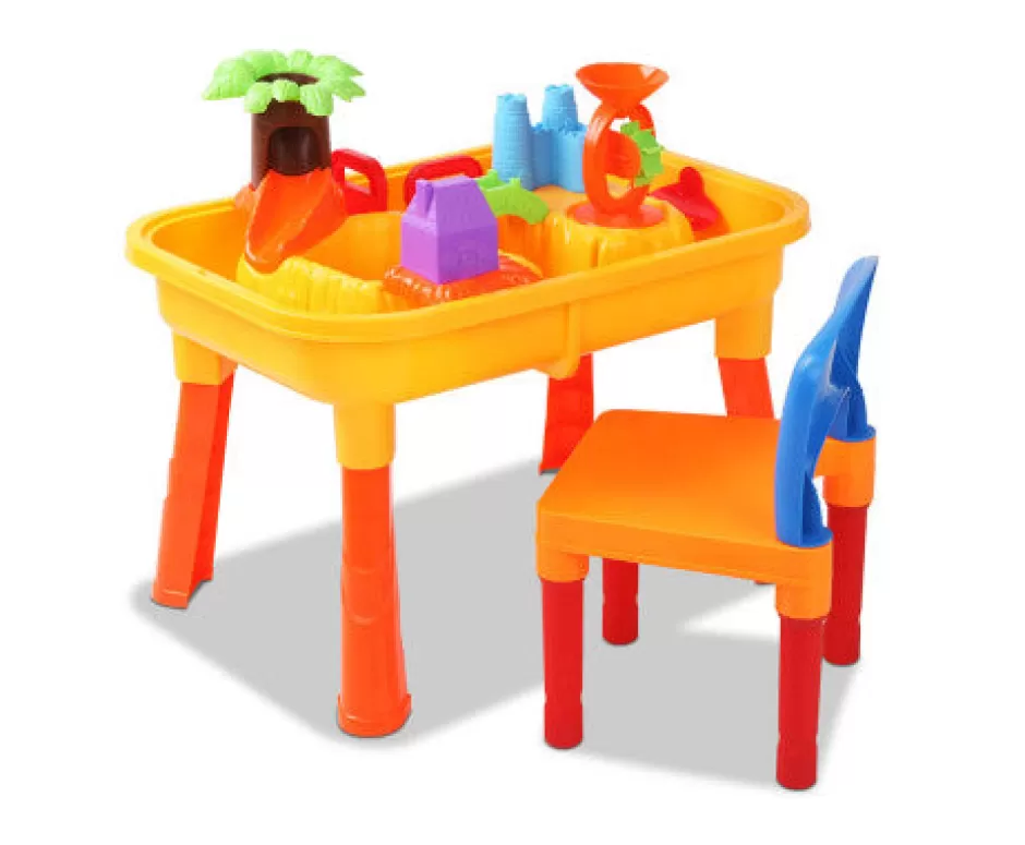 Cheap Baby Direct Keezi Kids Table & Chair Sandpit Set