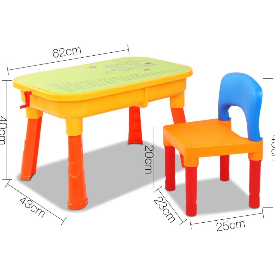 Best Baby Direct Keezi Kids Table & Chair Sandpit Set