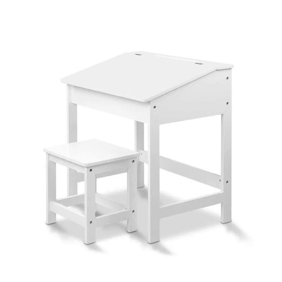 Store Baby Direct Keezi Kids Table Chairs Set Children Drawing Writing Desk Storage Toys Play