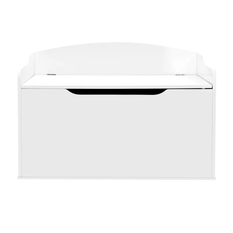 Best Baby Direct Keezi Kids Toy Box Storage Cabinet Chest Blanket Children Clothes Organiser White