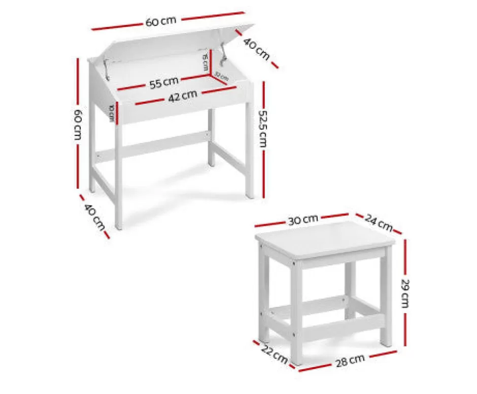 Cheap Baby Direct Keezi Kids Writing Desk With Storage