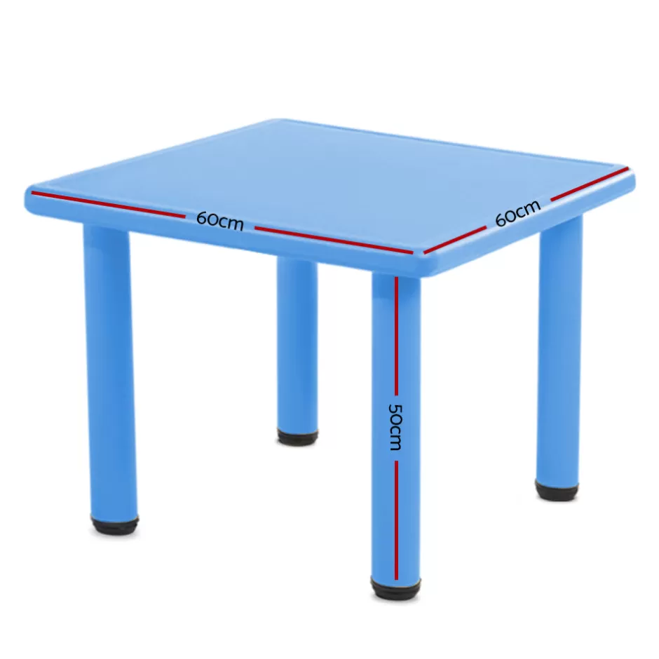 Clearance Baby Direct Keezi 60X60CM Kids Children Painting Activity Study Dining Playing Desk Table