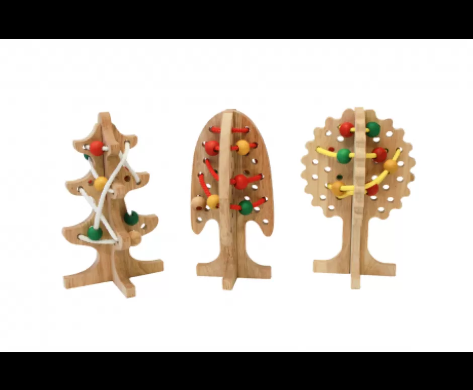 Clearance Baby Direct Kids Christmas Wooden Lacing Tree