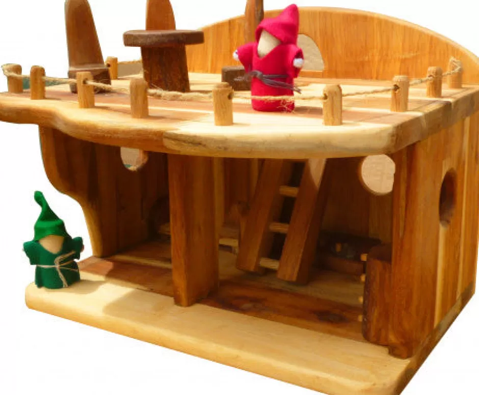 Discount Baby Direct Kids Medium Wooden Dollhouse