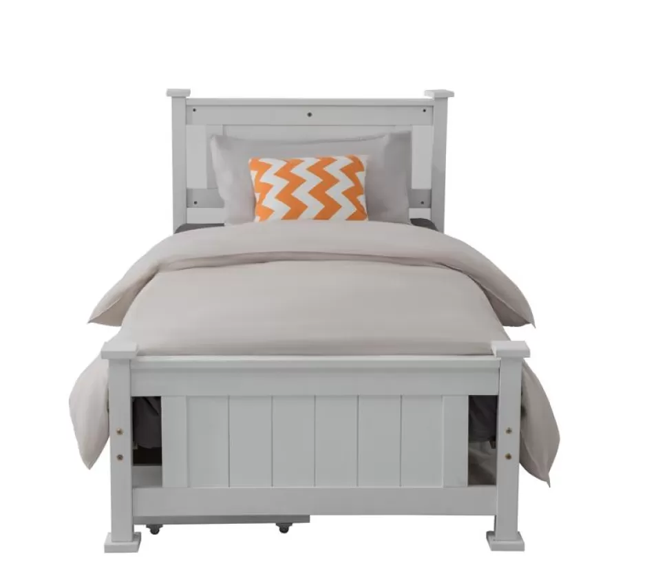 Cheap Baby Direct King Single Solid Pine Timber Bed Frame – White