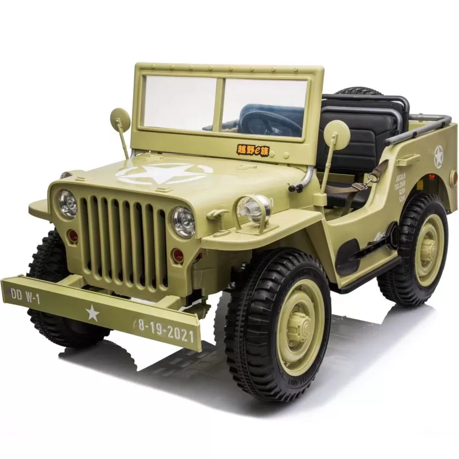 Shop Baby Direct Little Riders Kids Ride On Car 24V Military Jeep