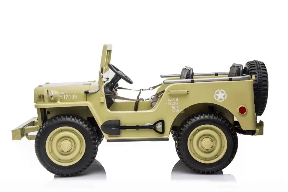 Shop Baby Direct Little Riders Kids Ride On Car 24V Military Jeep