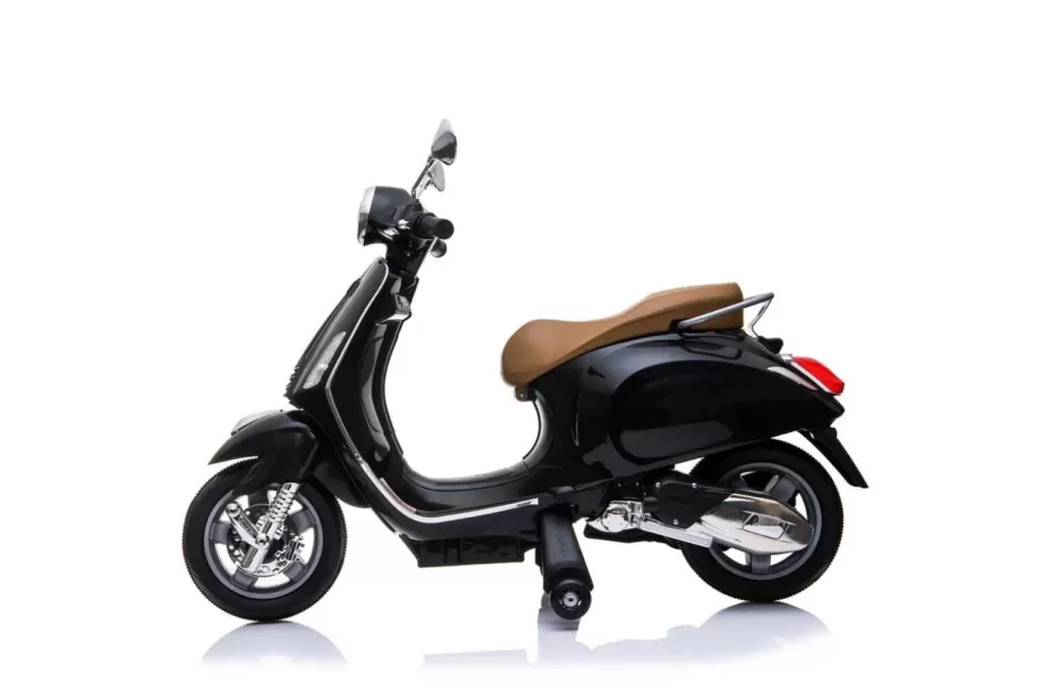 Online Baby Direct Little Riders Kids Ride On Scooter Vespa Electronic Motorbike Toy 12V