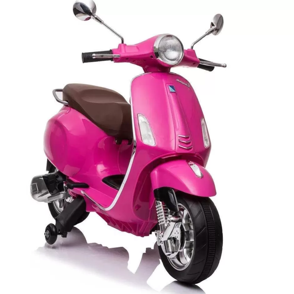 Online Baby Direct Little Riders Kids Ride On Scooter Vespa Electronic Motorbike Toy 12V