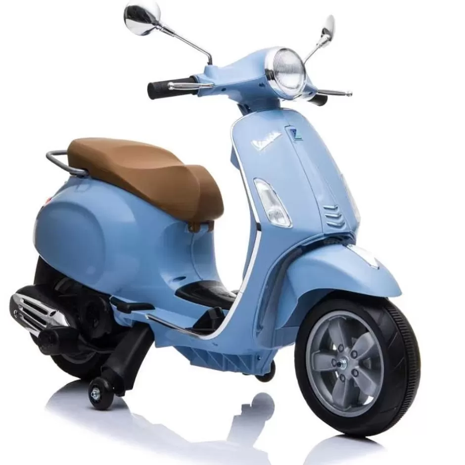 Online Baby Direct Little Riders Kids Ride On Scooter Vespa Electronic Motorbike Toy 12V