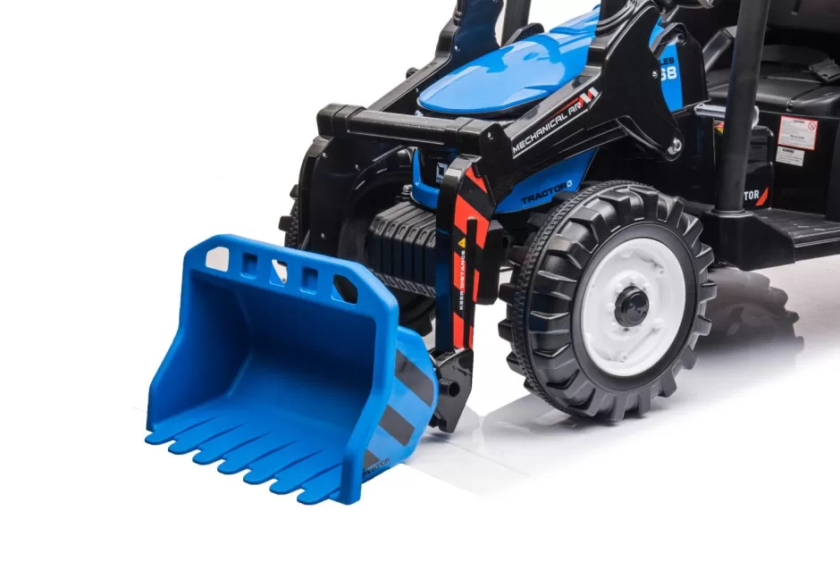 Best Baby Direct Little Riders 24V Kids Ride on Tractor with roof and trailer Farm Play Electric Ride on Car with Remote