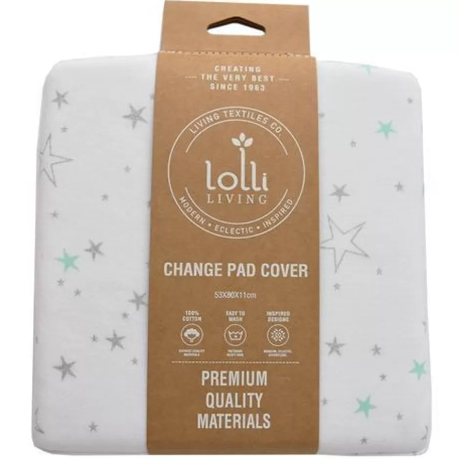 Discount Baby Direct Lolli Living Change Pad Cover - Shining Stars