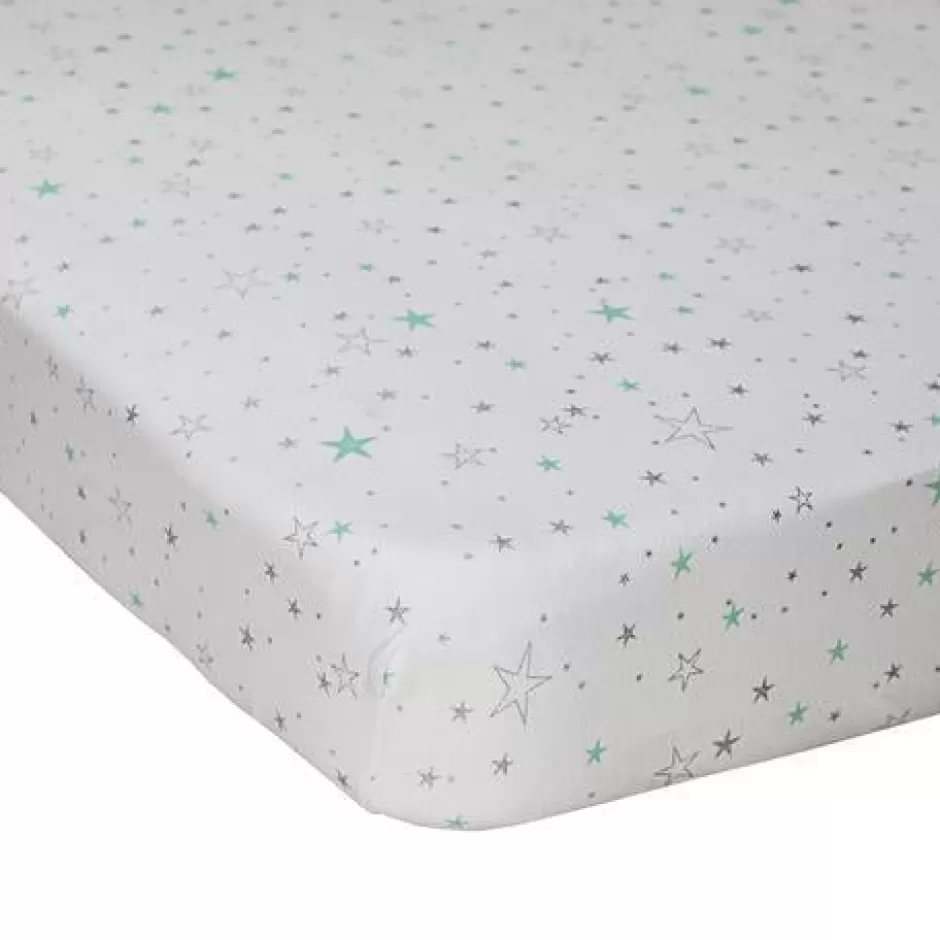 Best Baby Direct Lolli Living Jersey Fitted Sheet - Shining Stars