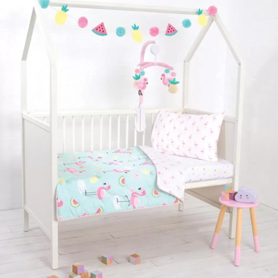 Best Sale Baby Direct Lolli Living 4pc Nursery Set - Flamingo