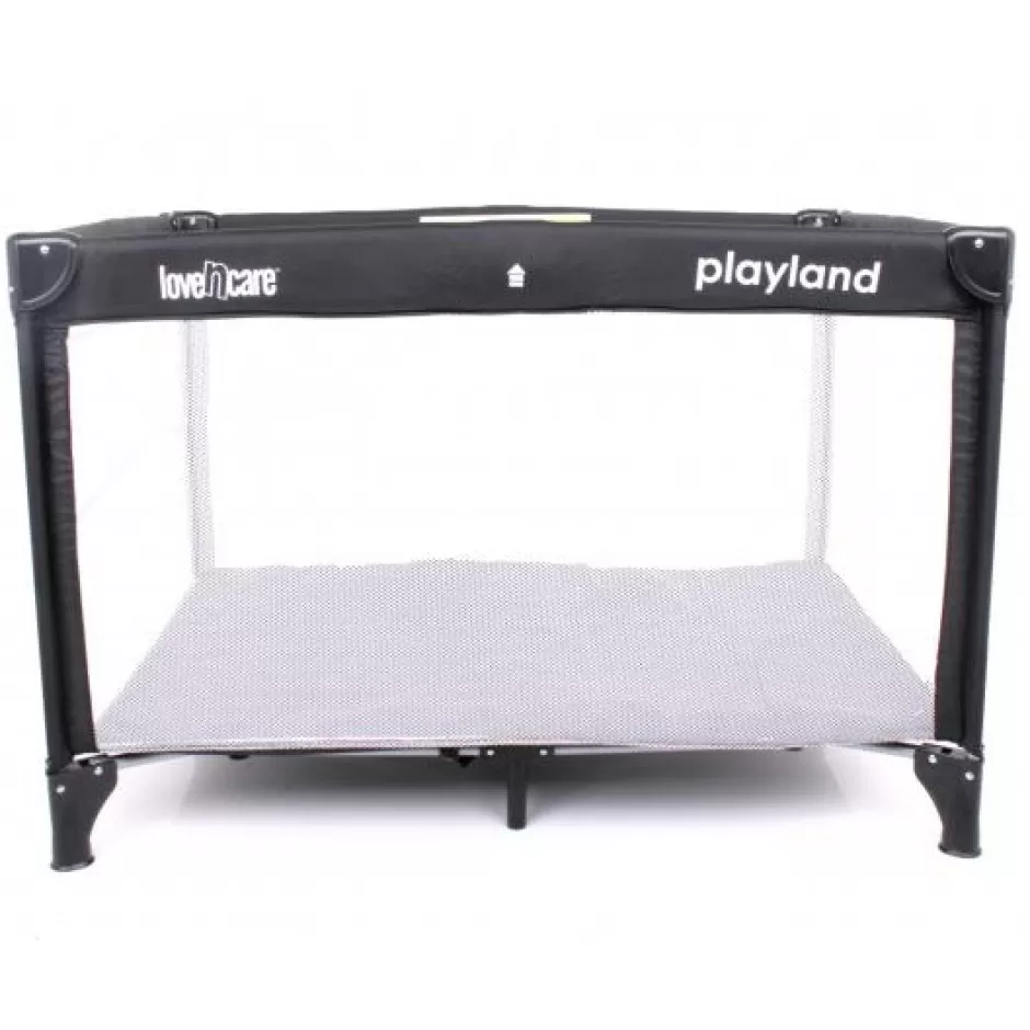 New Baby Direct Love N Care - Playland Travel Cot  - Nero