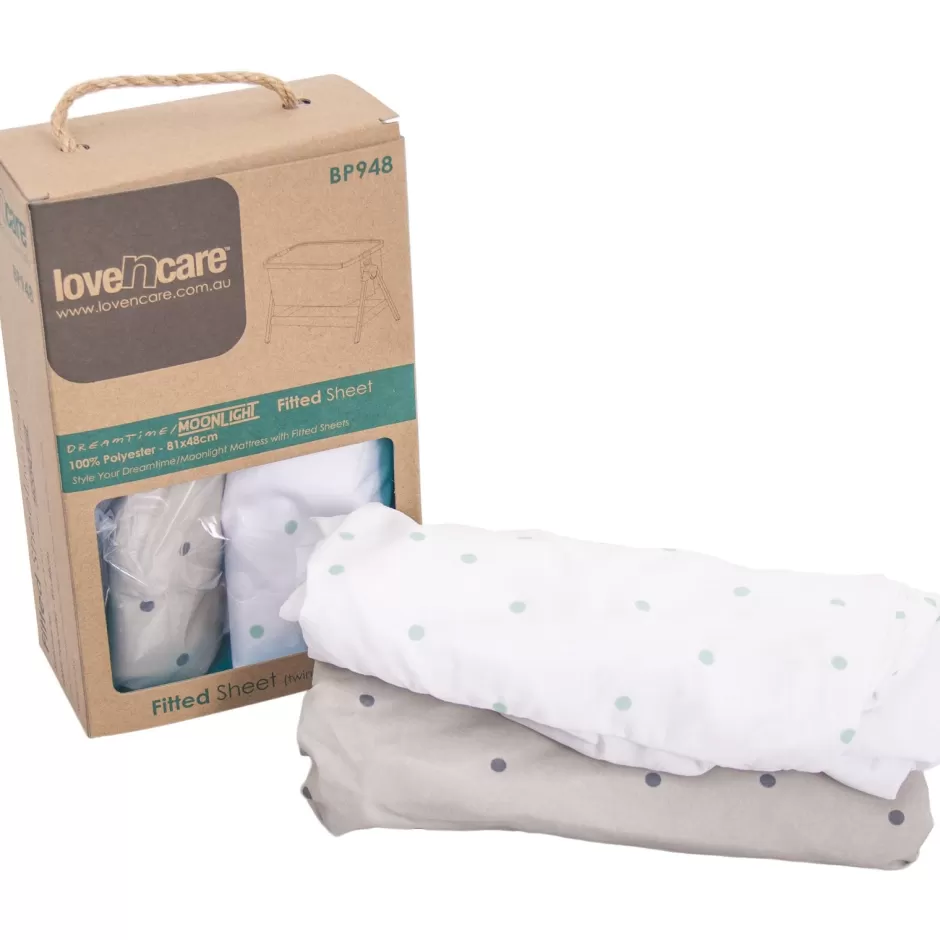 Fashion Baby Direct Love N Care Dreamtime/Moonlight Fitted Sheets