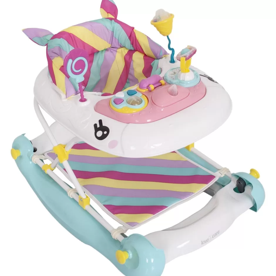 New Baby Direct Love N Care Unicorn Rocker/Walker (Pre Order For Mar)