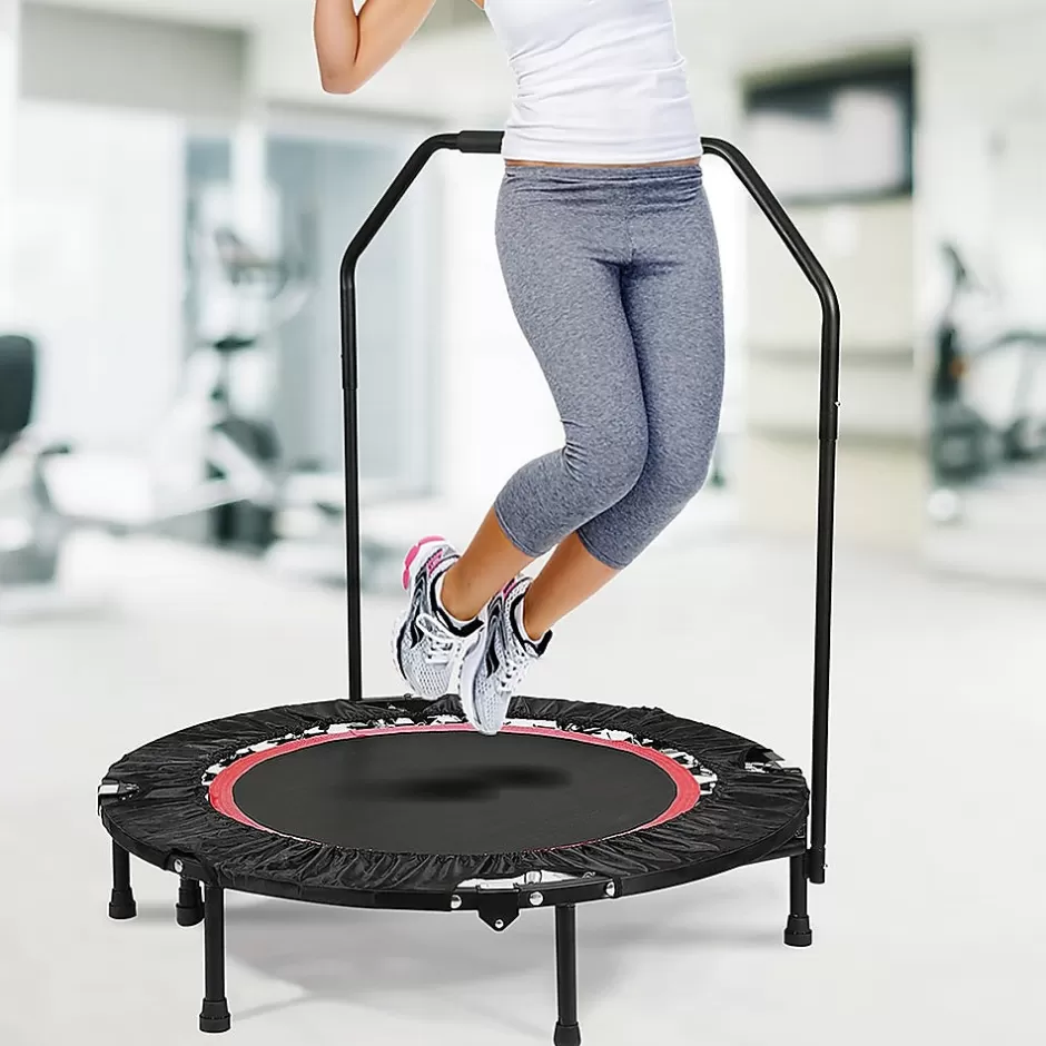 Best Baby Direct Mini Rebounder Trampoline With Handle Rail