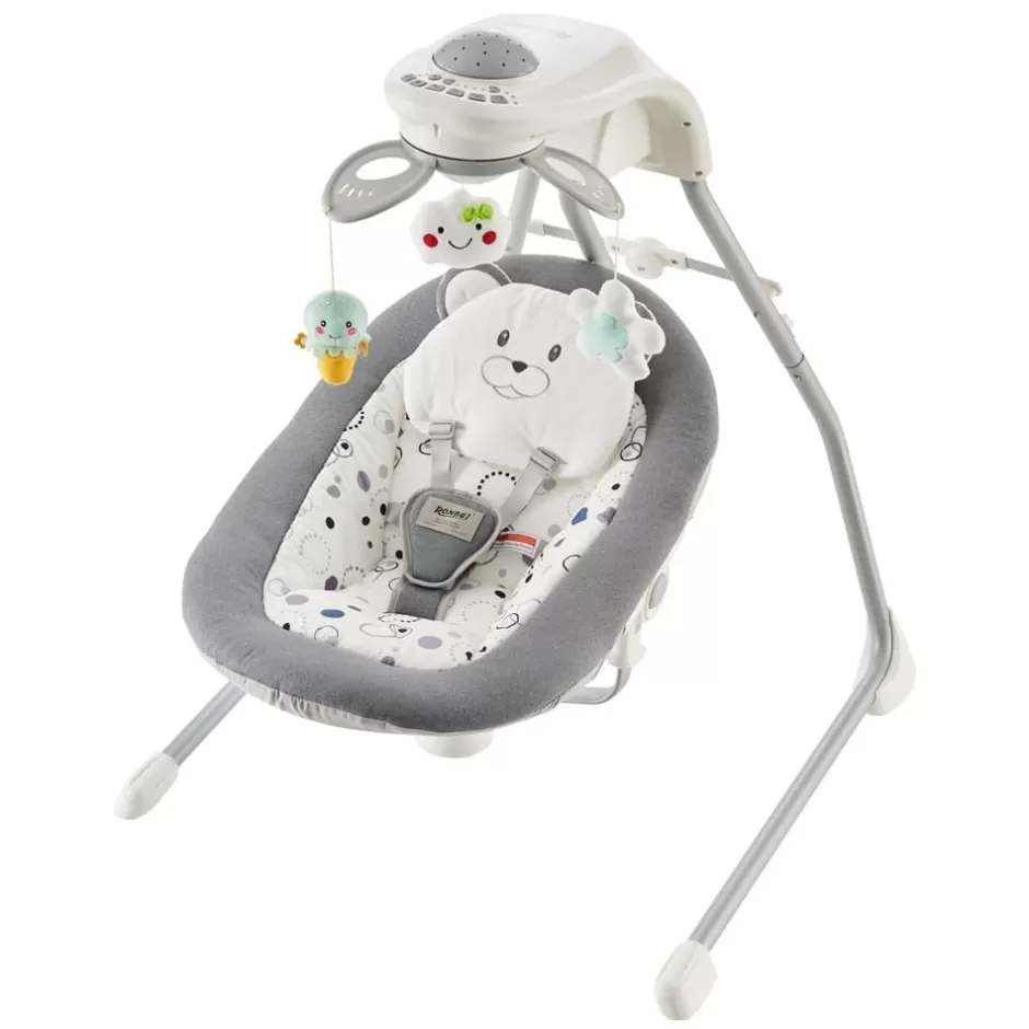 Best Sale Baby Direct Multifunction Electric Baby Swing Infant Rocking Cradle with Lights, Music, Baby Mobile