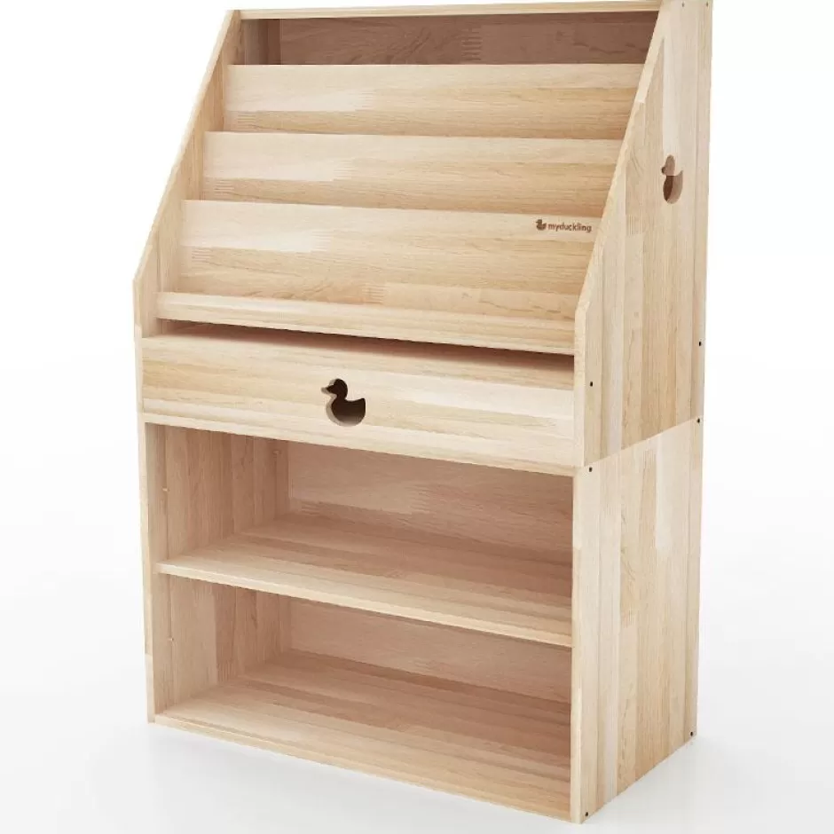 Online Baby Direct My duckling Solid Wood 2 in 1 Display Duck Bookcase