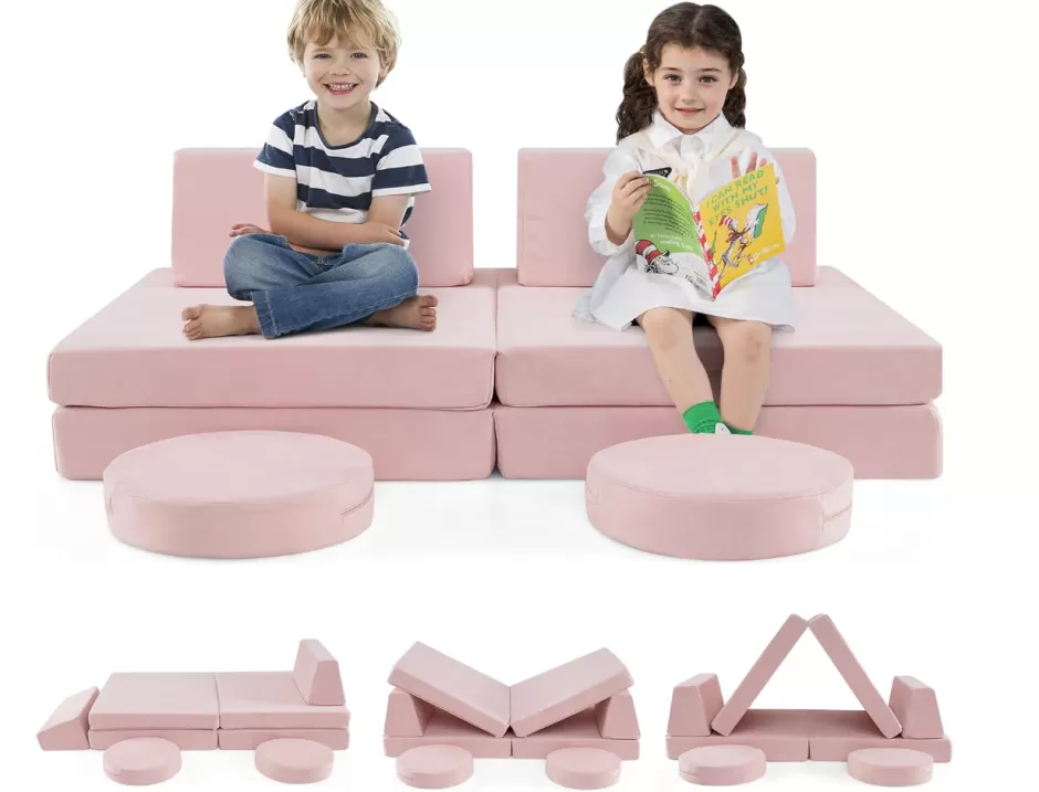 Fashion Baby Direct Rever Bebe 6 PCS Kids Modular Play Sofa Couch