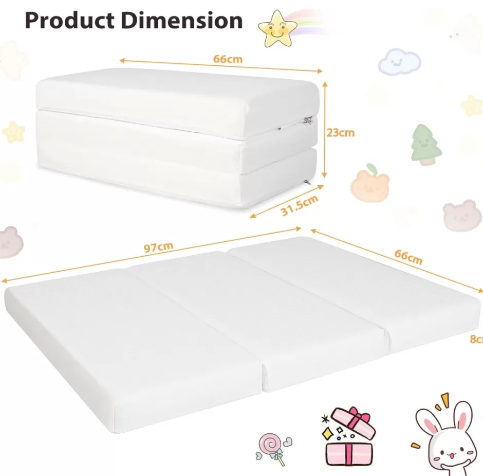 Best Sale Baby Direct Rever Bebe Folding Travel Portacot Mattress (97 x 66 x 8 cm)