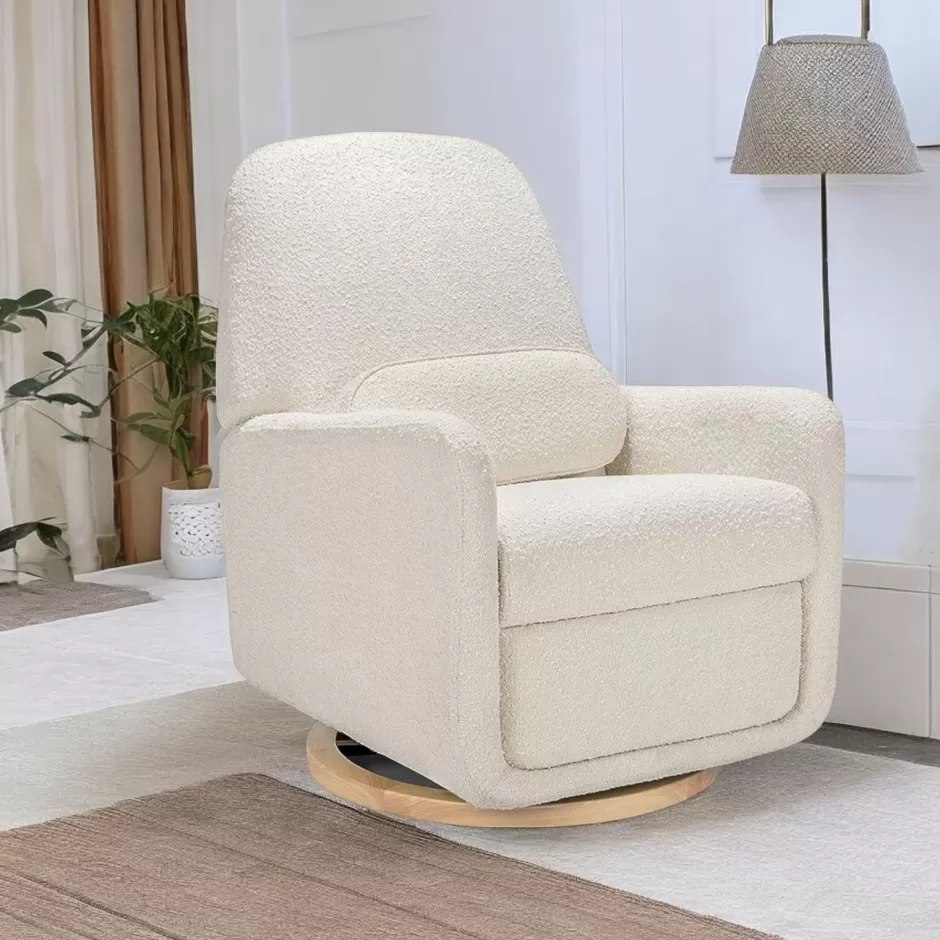 Shop Baby Direct Rever Bebe Harmony Electronic Recliner & Swivel Glider in Vanilla Bouclé