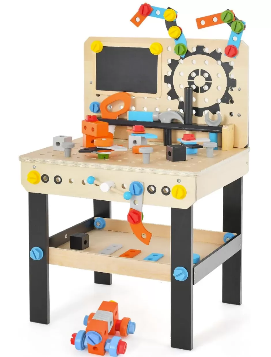 Discount Baby Direct Rever Bebe  Kids Tool Bench, Wooden Pretend Workbench