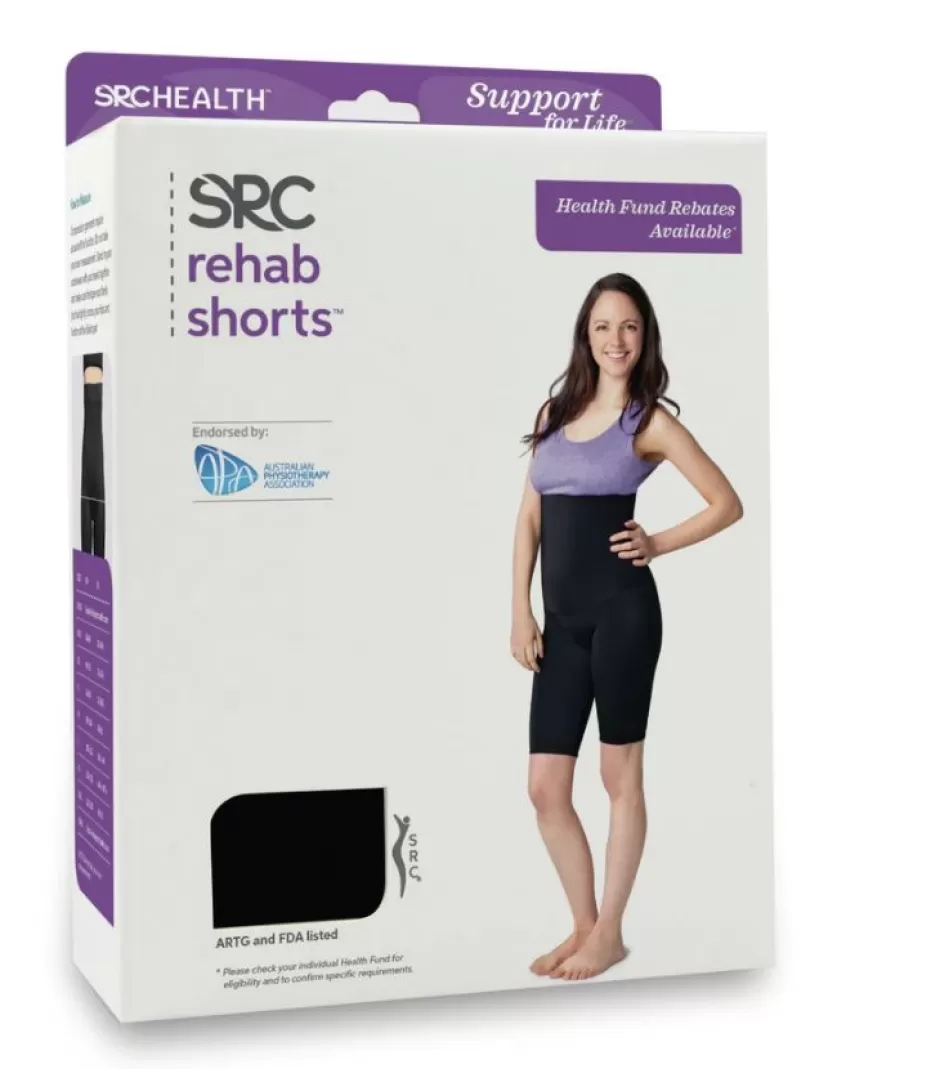 Clearance Baby Direct SRC Rehab Womens High Waist Shorts