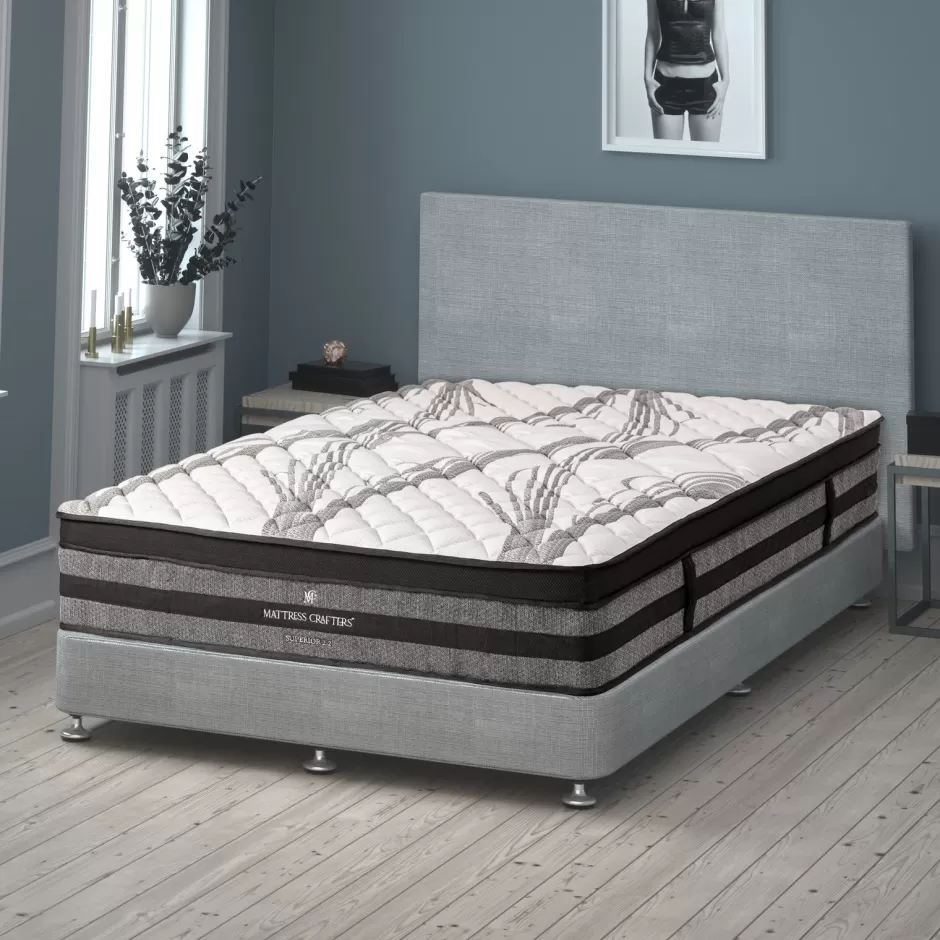 Clearance Baby Direct 2.2 Superior King Single Mattress 7 Zone Pocket Spring Memory Foam