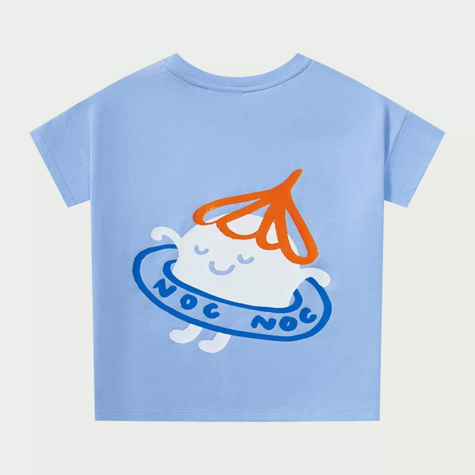 Cheap Baby Direct Swimming Ring Printed Short Sleeved T-shirt