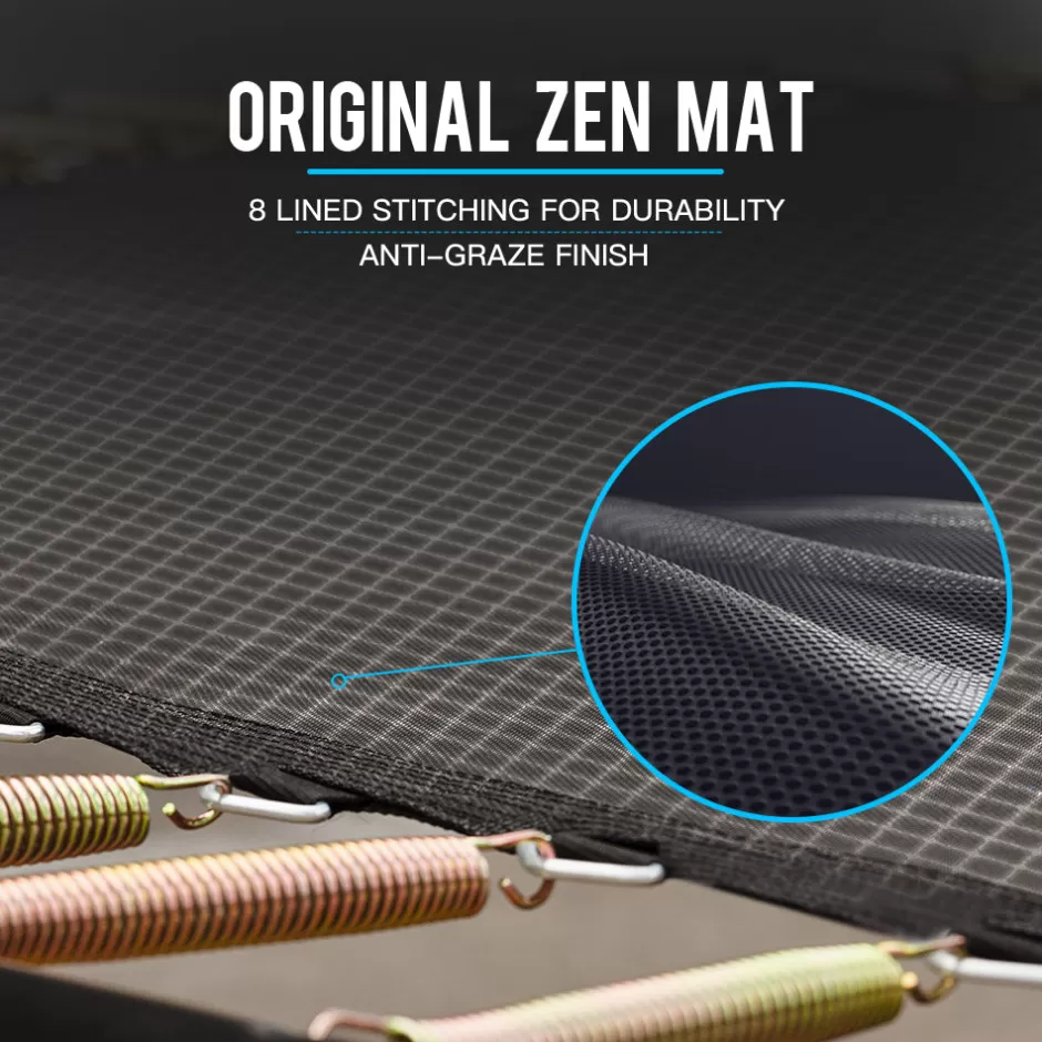 Discount Baby Direct Up-Shot 8ft Round Trampoline Enclosure Safety Net Mat Spring Pad Ladder