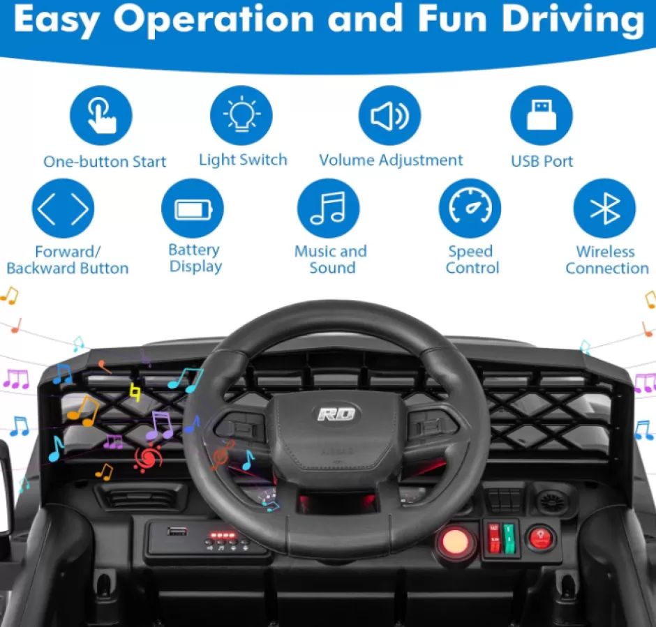 Clearance Baby Direct 12V Kids Ride on Jeep Electric Toy Car with Remote Control