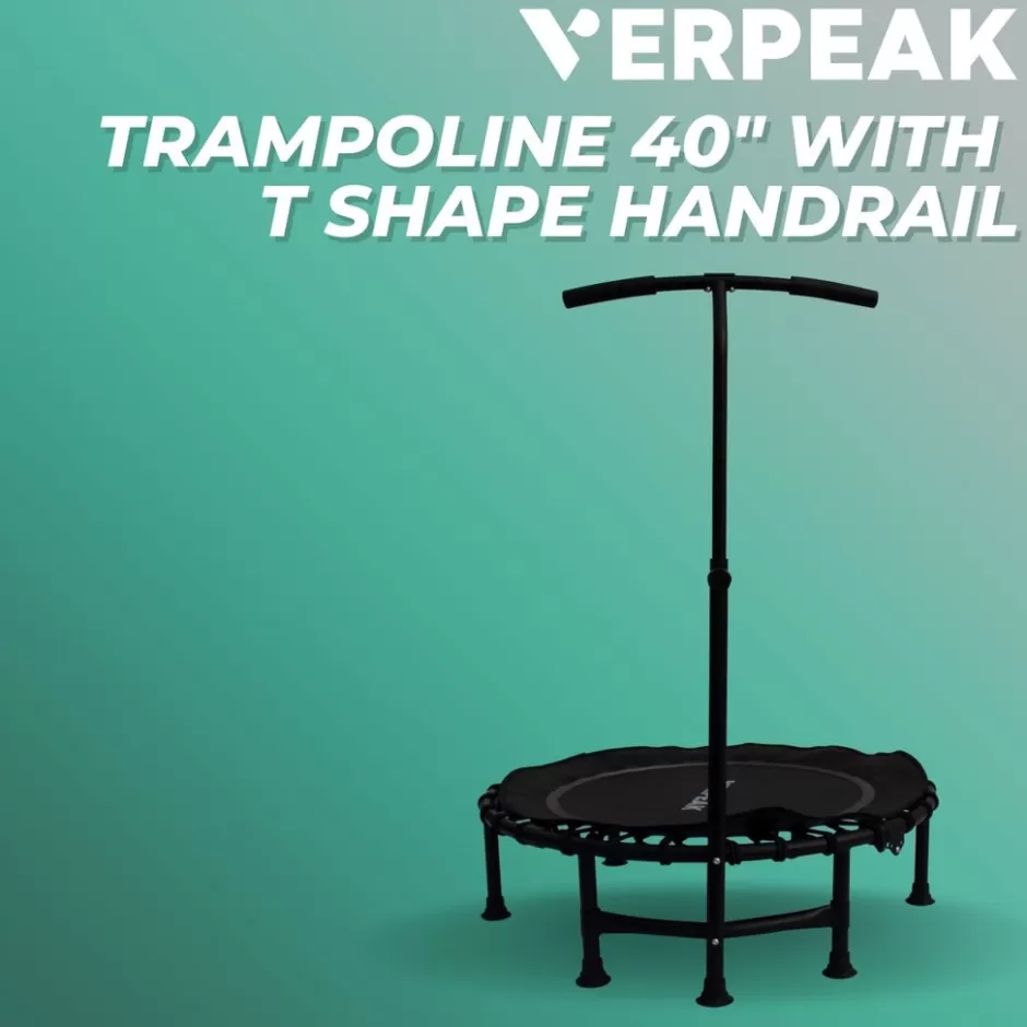 Best Baby Direct Verpeak Fitness Trampoline 40" with T shape handrail VP-TP-101-JDI