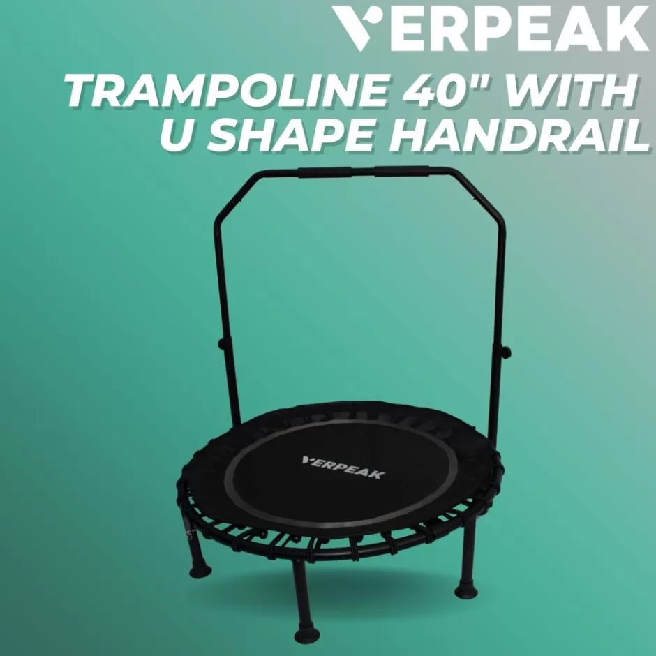 Cheap Baby Direct Verpeak Fitness Trampoline 40" with U Shape Handrail VP-TP-102-JDI