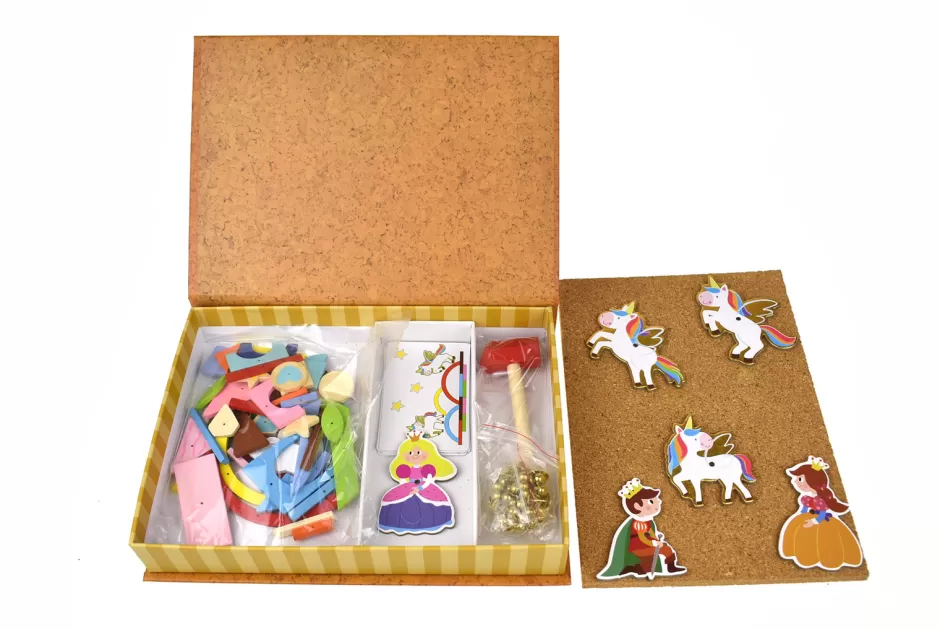 Flash Sale Baby Direct WOODEN UNICORN TAP A SHAPE IN BOOKCASE